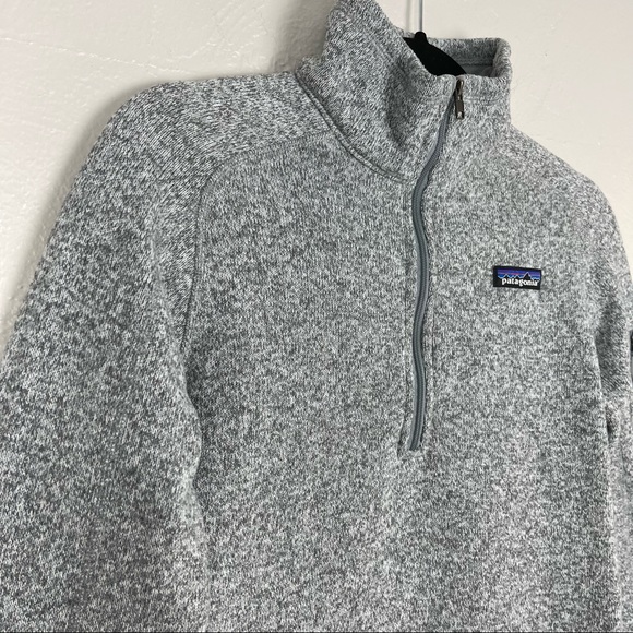 NWOT Women’s Grey Patagonia Better Sweater 1/4 Zip Fleece Size M - Picture 8 of 10